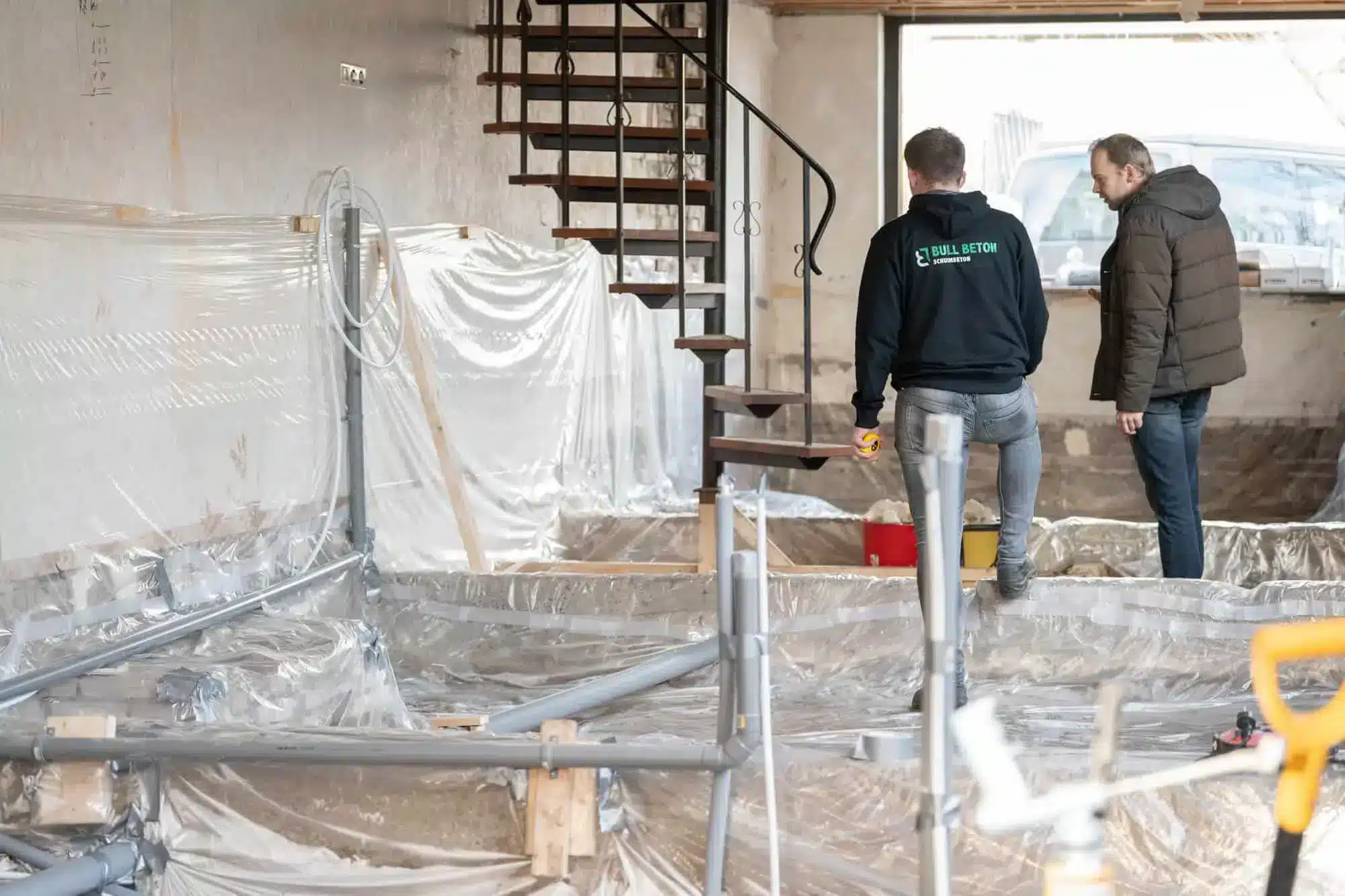 Voorbereider schuimbetonwerk